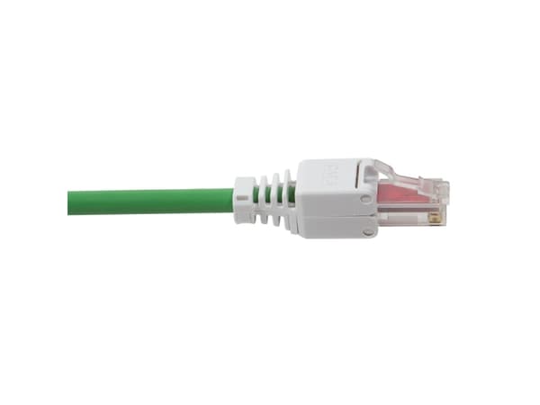 LogiLink MP0025, RJ-45, Hvit, Hankjønn, Cat6, 22/26, Gull