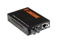 Longshine LCS-C842MT - Fibermediekonverterare - 100Mb LAN - 10Base-T, 100Base-FX, 100Base-TX - RJ-45 / ST-läge (multi-mode) - upp till 2 km