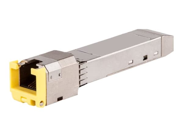 HPE Aruba Cat5e - SFP (mini-GBIC) transceiver modul - 1GbE - 1000Base-T - RJ-45 - op til 100 m - for Edgeline e920; HPE Aruba 6000 12, 6000 24, 6000