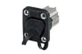 Miniatyrbilde 1 av 3: Neutrik NE8FDX-Y6-W, RJ-45, Aluminium, Svart, Cat6a, Gull, IP65, 1000 V