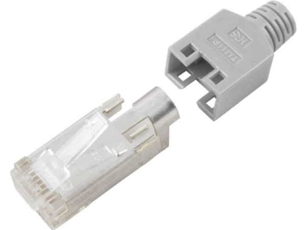 Hirose Electronic RJ45C5E-RT TM11 CAT5e RJ45 stik Hirose TM11 RJ45C5E-RT Stik, lige Poler: 8P8C Rød 1 stk