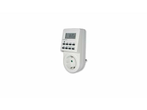 Brennenstuhl 1506550, Daglig timer/veckotimer, Vit, Digital, LCD, Knappar, Plast
