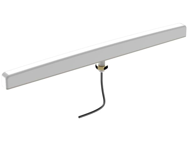 Poynting A-DASH-0001-01, 4 dBi, 698 - 2700 MHz, Rundtstrålende antenne, Hvit, 1 m, RG-174