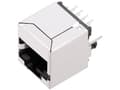 Miniatyrbild 2 av 3: BEL Stewart Connectors SS71800-027F Modulär inbyggd kontakt utan jordflik SS71800-027F Kontakt, inbyggd vertikal Polantal: 8P8C Förnicklad, metall 1