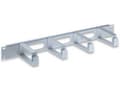 Miniatyrbilde 5 av 5: Intellinet 19" Cable Management Panel, 1U, 4 long plastic rings, Grey - Rackkabelstyringspanel - grå, RAL 7035 - 1U - 19"