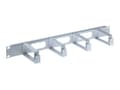 Miniatyrbilde 1 av 5: Intellinet 19" Cable Management Panel, 1U, 4 long plastic rings, Grey - Rackkabelstyringspanel - grå, RAL 7035 - 1U - 19"