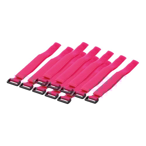 LogiLink - Kabelfestebånd - 50 cm - rosa (en pakke 10)