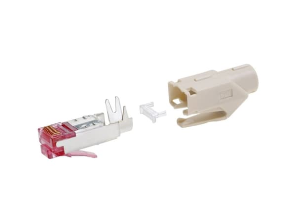 Hirose Electronic TM21P-88P(03) RJ45-stik CAT 6 Hirose TM21 222-2862-9-03 Stik, lige Poler: 8P8C Sort 1 stk