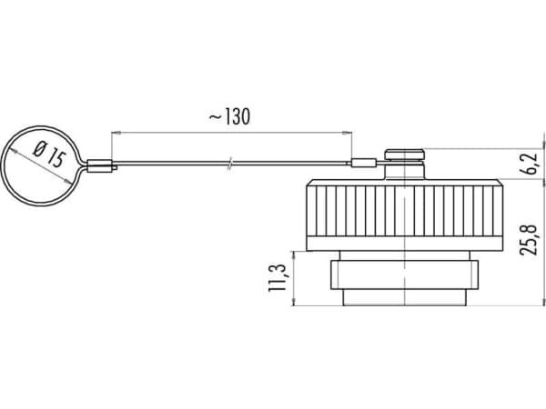 BINDER 08-0426-000-000, Svart
