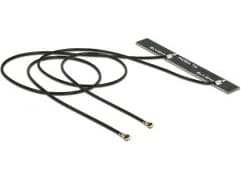 Delock WLAN Twin Antenna - Antenne - Wi-Fi - 5 dBi - svart