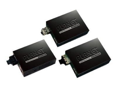 PLANET GT-806A15 - Valokuitumuuntaja - GigE - 10Base-T, 1000Base-LX, 100Base-TX, 1000Base-T - RJ-45 / SC enkelttilstand - op til 15 km - 1310 (TX) /