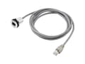 Pikkukuva 2 / 3: RJ45-liitin, upotettu, liitin, suora TRU COMPONENTS RJ45-01-BK Musta 1 kpl