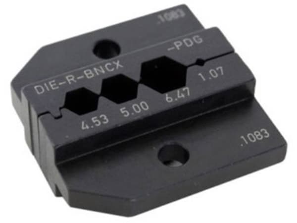 Neutrik DIE-R-BNCX-PDG, Crimpverktyg, 6,47 mm
