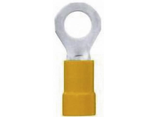 Lapp 63104360, Ringterminal, Rett, Gult, 6 mm², 4 mm²