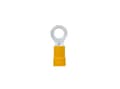 Miniatyrbilde 1 av 4: Lapp 63104360, Ringterminal, Rett, Gult, 6 mm², 4 mm²