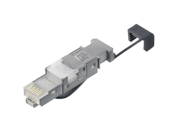Telegärtner J80026A0045, RJ45, Svart, Rustfritt stål