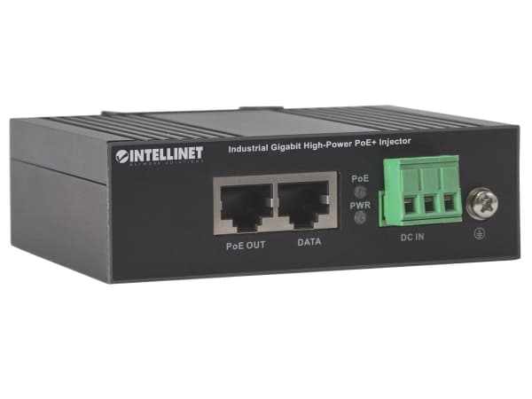 Intellinet 561365, Gigabit Ethernet, 10,100,1000 Mbit/s, IEEE 802.3, IEEE 802.3ab, IEEE 802.3af, IEEE 802.3at, IEEE 802.3u, Sort, PoE, Kraft indikato