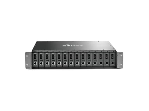 TP-Link TL-MC1400 - Basis for modulær ekspansion - 2U - rackmonterbar - for P/N: TL-SG3452XP V1