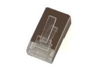 MicroConnect Modular - Nätverkskontakt - RJ-45 (hane) - skärmad (paket om 50)