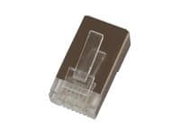 MicroConnect Modular - Nätverkskontakt - RJ-45 (hane) - skärmad (paket om 50)