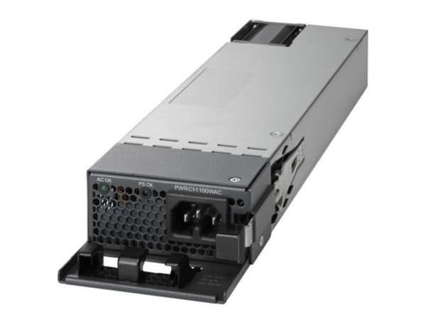 Cisco - Strømforsyning - "hot-plug" (plug-in modul) - 80 PLUS Platinum - AC 115-240 V - 1100 watt - for Catalyst 9300 (Higher Scale) (1100 watt), 930