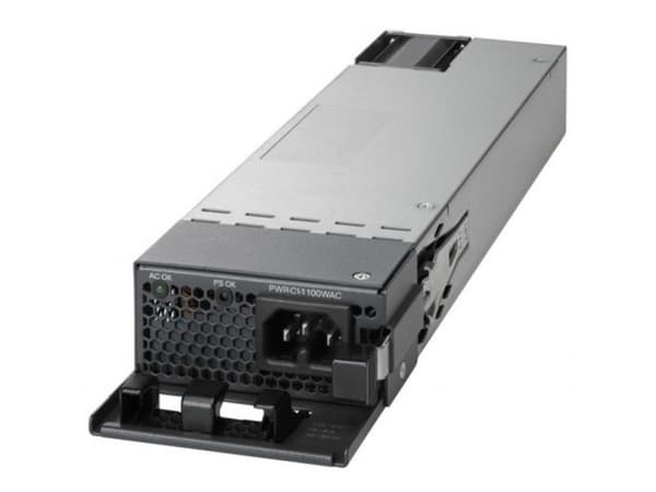Cisco - Strømforsyning - "hot-plug" (plug-in modul) - 80 PLUS Platinum - AC 115-240 V - 1100 watt - for Catalyst 9300 (Higher Scale) (1100 watt), 930