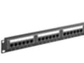 Miniatyrbilde 3 av 5: MicroConnect - Koblingspanel - CAT 6 - UTP - RJ-45 X 24 - svart - 19"