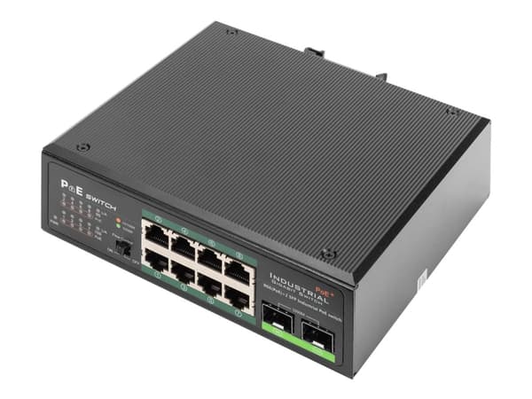 Digitus DN-651110, Hallitsematon, Gigabit Ethernet (10/100/1000), Power over Ethernet -tuki
