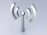 Motorola Dual Band Panel Antenna, 5 dBi, 2:1, 1 m, RG-58 Ultralink, 2400 - 2500 Mhz, Dual Band