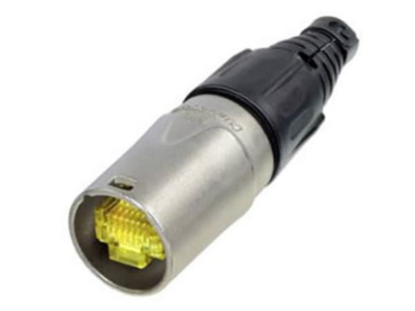 Neutrik NE8MX, RJ 45, Sort, Rustfritt stål, Hankjønn, Rett, Nickel, Polyacetal harpiks, Cat6