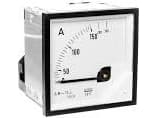 LUMEL 150/300A analogue panel ammeter for 150/5A transformer 72x72mm (EA17N F41700000000)