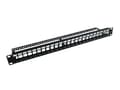 Pikkukuva 5 / 5: Microconnect PP-004BLANK, RJ-45, Musta, Telinekiinnitys, 1U, 100 g, 110 mm