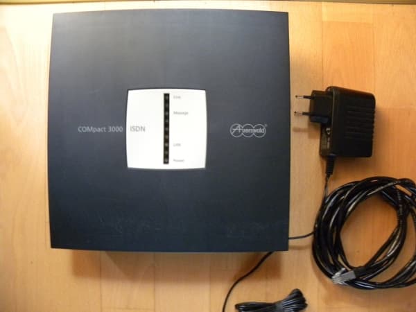 Auerswald COMPact 3000 ISDN - Hybrid PBX - 1 x 10/100