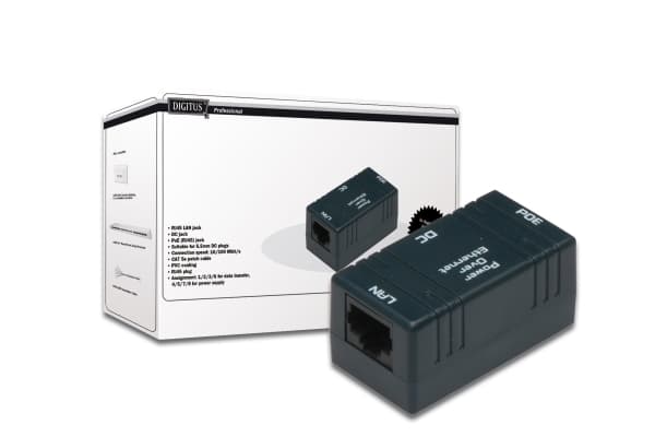 DIGITUS Professional Passive PoE wall mount box DN-95002 - Strøminjektor