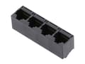 Miniatyrbilde 2 av 2: encitech RJJU-88-442-E1V-004 RJ-stikforbindelse 3251-0008-14 Tilslutning, indbygning lodret Pol-tal (RJ) 8P8C Sort 1 stk