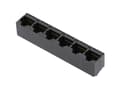 Pikkukuva 2 / 2: RJ45-liitin, uppoasennus, pystysuora encitech RJJU-88-642-E1V-004 CAT 5 Musta 1 kpl
