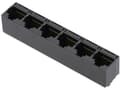 Pikkukuva 1 / 2: RJ45-liitin, uppoasennus, pystysuora encitech RJJU-88-642-E1V-004 CAT 5 Musta 1 kpl