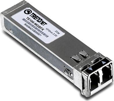 TRENDnet TE100-MGBFX - SFP (mini-GBIC) transceivermodul - 100Mb LAN - 100Base-FX - LC multimodus - opp til 2 km - 1310 nm - TAA-samsvar