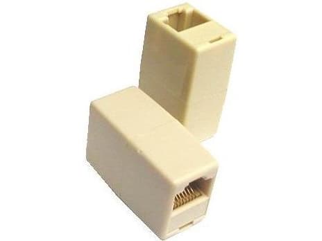 Logo RJ45 connector, white (25262)