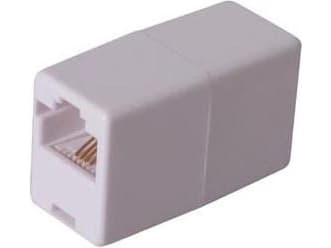 Logo RJ45 connector, white (25262)