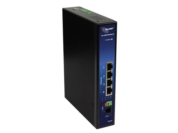 ALLNET 172755, Nettverksbro, 100 Mbit/s, Ethernet/bredbåndsforbindelse, Svart