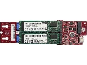 Lenovo M.2 SATA 2-Bay RAID Enablement Kit - Aktiveringssats - för ThinkAgile HX5531 Certified Node; HX7530 Appliance; HX7531 Certified Node
