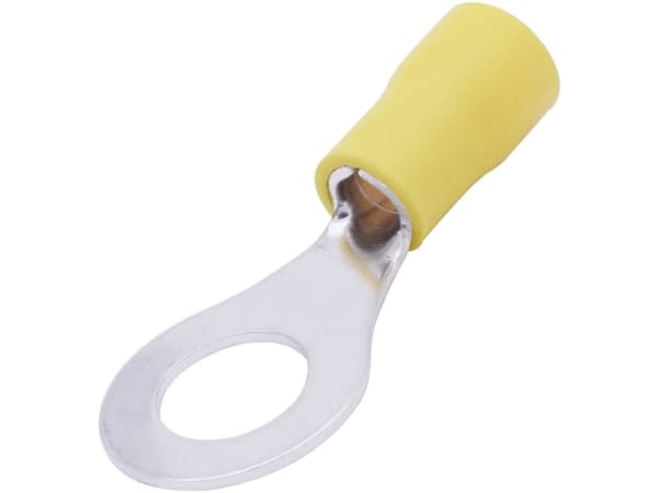 Conrad T1904C063, Ringterminal, Kopper, Rett, PVC, 6 mm², 4 mm²