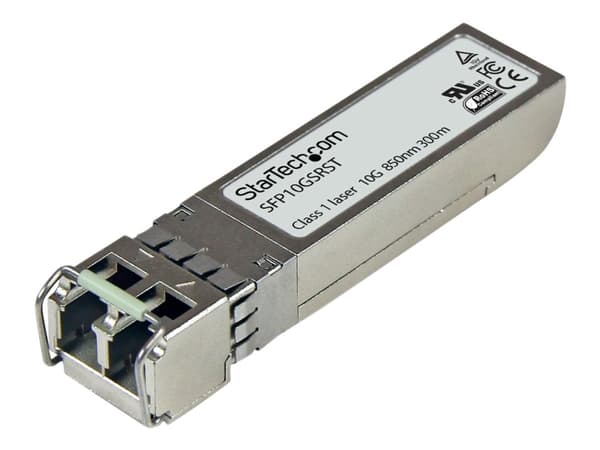 StarTech.com Cisco FET-10G Compatible SFP+ Module, 10GBASE-USR, 10GbE Multimode Fiber MMF Optic Transceiver, 10GE Gigabit Ethernet SFP+, LC 300m, 850