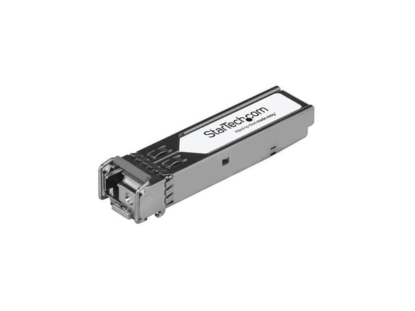 StarTech.com Juniper SFP-GE10KT15R13 Compatible SFP Module, 1000BASE-BX-D, 1 Gigabit Ethernet Bi-Directional (BiDi) Fiber Single Strand SFP, LC 10km,