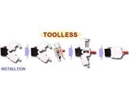 Lynx CS Keystone Cat6 module, UTP (KEY-UTP-C6-WH)