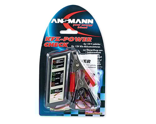 Ansmann Vehicle power check, Ylijännitesuoja, Musta