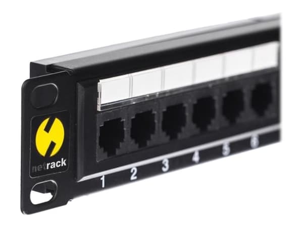 Netrack - Koblingspanel - CAT 5e - UTP - RJ-45 X 24 - svart - 19"