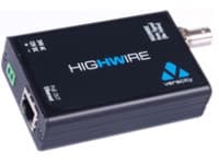 Veracity HIGHWIRE - Medieomvandlare - 100Mb LAN - 10Base-T, 100Base-TX - RJ-45 / BNC - upp till 500 m