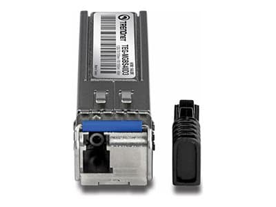 TRENDnet TEG MGBS40D3 - SFP-sändar/mottagarmodul (mini-GBIC) - 1GbE - 1000Base-LX - LC - upp till 40 km - 1310 (TX) / 1550 (RX) nm - TAA-kompatibel